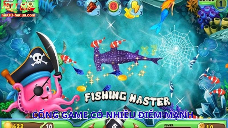 Cổng game có nhiều điểm mạnh thu hút thành viên